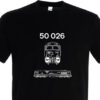 Class 50 50026 Line Drawing black t-shirt front Class 50 50026 Line Drawing black t-shirt front
