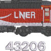 HST LNER V8 43206 HST LNER V8 43206