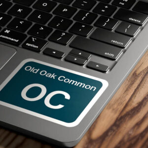 OC Depot Sticker on Laptop