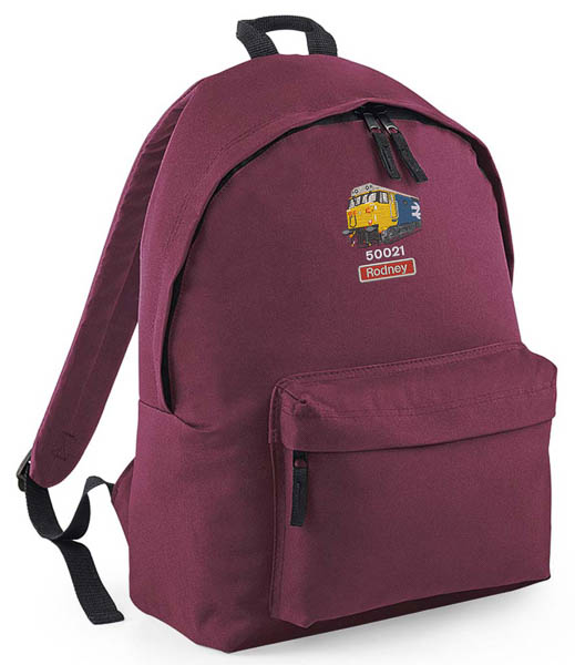 50021 Large Logo 2025 Burgundy Backpack