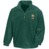 50021 Large Logo 2025 Forest Green Zip Neck Fleece