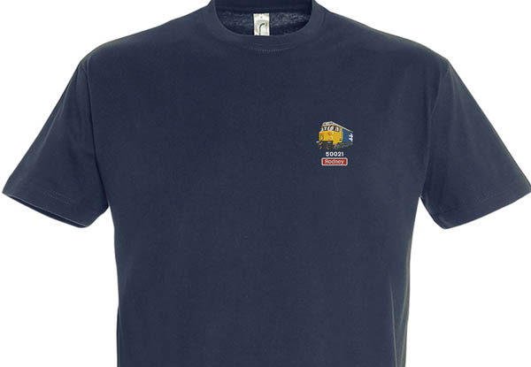 50021 Large Logo 2025 Navy Blue T-Shirt