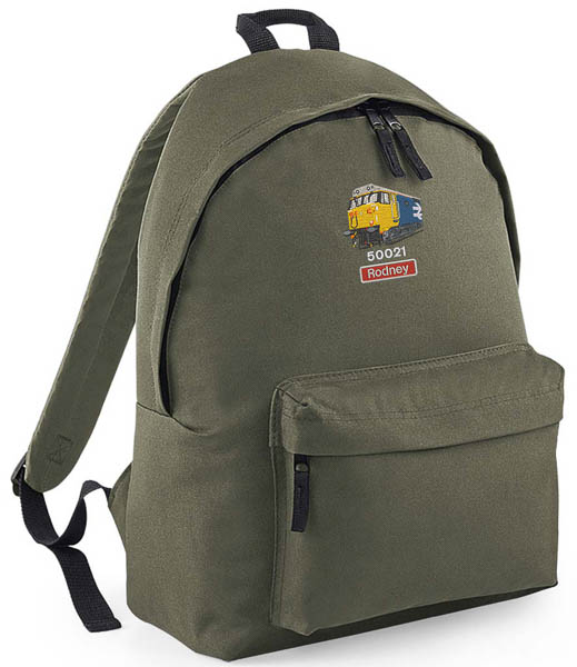 50021 Large Logo 2025 Olive Green Backpack