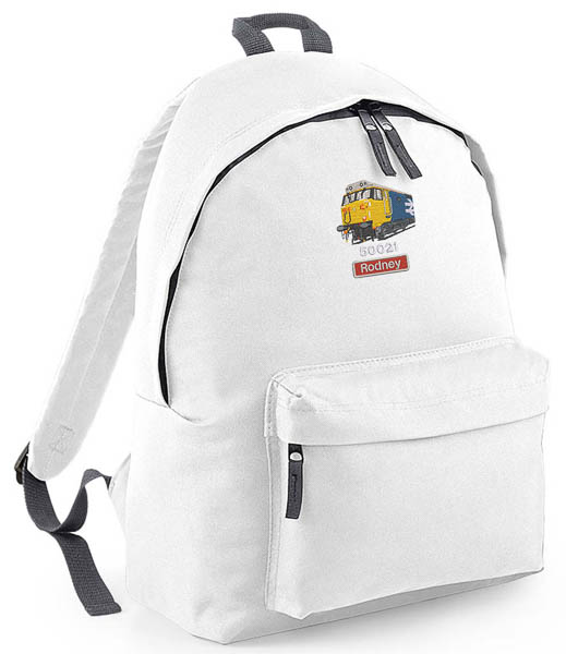 50021 Large Logo 2025 White Backpack