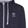 50026 NSE Revised 2025 Navy and Heather zipped hoodie 50026 NSE Revised 2025 Navy and Heather zipped hoodie