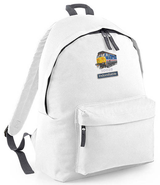 50026 NSE Revised 2025 White Backpack
