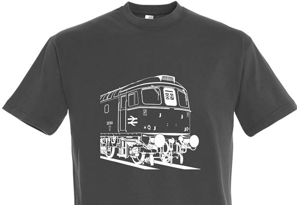 BR Blue Class 33 Dark Grey T-Shirt BR Blue Class 33 Dark Grey T-Shirt