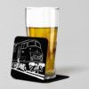 Class 42 Black Acrylic Beer Coaster Class 42 Black Acrylic Beer Coaster