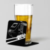 Class 43 HST Black Acrylic Beer Coaster Class 43 HST Black Acrylic Beer Coaster