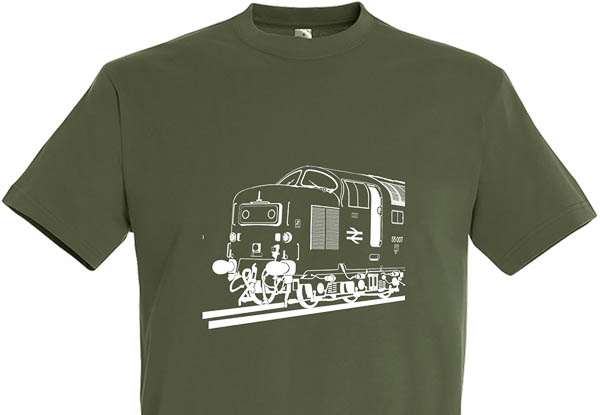 Class 55 Army Green T-Shirt Class 55 Army Green T-Shirt