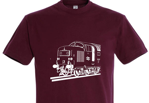 Class 55 Burgundy T-Shirt Class 55 Burgundy T-Shirt