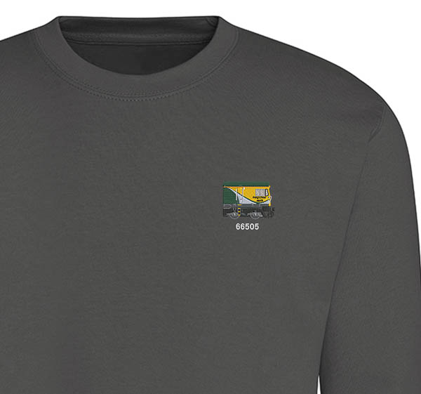 Class 66 66505 Freightliner Steel Grey Sweatshirt