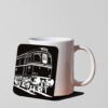 Green Class 33 Black Acrylic Mug Coaster Green Class 33 Black Acrylic Mug Coaster