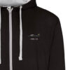 Hawk T1 19 Sqn Black and Heather zipped hoodie