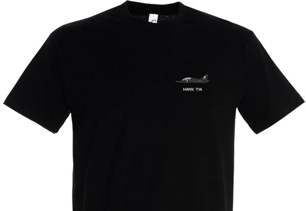 Hawk T1 19 Sqn Black T-Shirt Hawk T1 19 Sqn Black T-Shirt