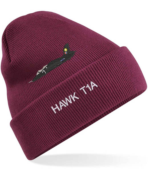 Hawk T1 19 Sqn Burgundy Beanie Hawk T1 19 Sqn Burgundy Beanie