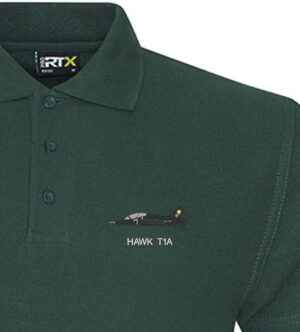 Hawk T1 19 Sqn Forest Green Polo