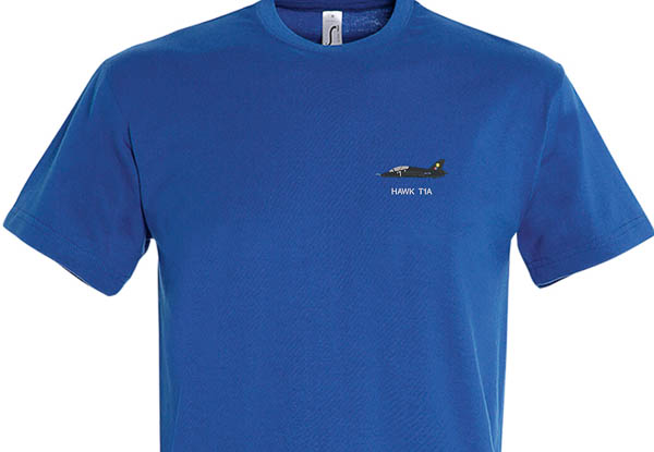 Hawk T1 19 Sqn Royal Blue T-Shirt Hawk T1 19 Sqn Royal Blue T-Shirt