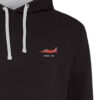 Red Arrow Hawk Black and Heather hoodie
