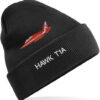 Red Arrow Hawk Black Beanie Red Arrow Hawk Black Beanie