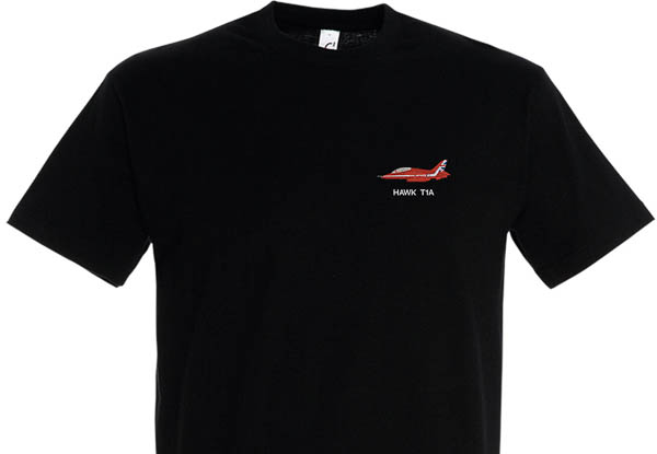 Red Arrow Hawk Black T-Shirt Red Arrow Hawk Black T-Shirt