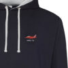 Red Arrow Hawk Navy and heather hoodie