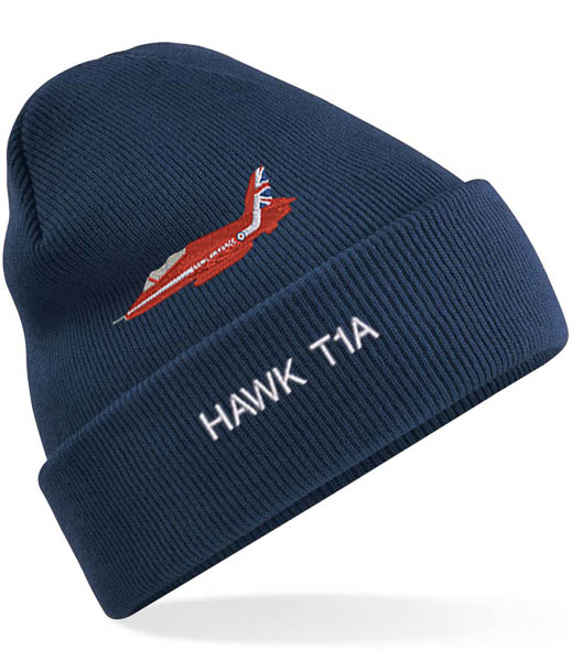 Red Arrow Hawk Navy Blue Beanie Red Arrow Hawk Navy Blue Beanie