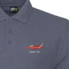 Red Arrow Hawk Seal Grey Polo Red Arrow Hawk Seal Grey Polo