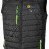 1125 Retro Black and Green Body Warmer 1125 Retro Black and Green Body Warmer