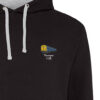 1125 Retro Black and Heather hoodie 1125 Retro Black and Heather hoodie
