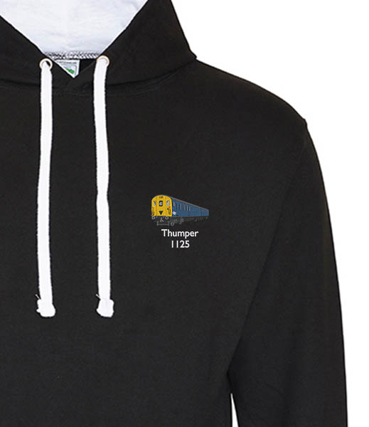 1125 Retro Black and White hoodie 1125 Retro Black and White hoodie
