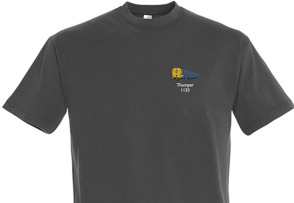 1125 Retro Dark Grey T-Shirt 1125 Retro Dark Grey T-Shirt