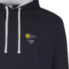 1125 Retro Navy and heather hoodie 1125 Retro Navy and heather hoodie