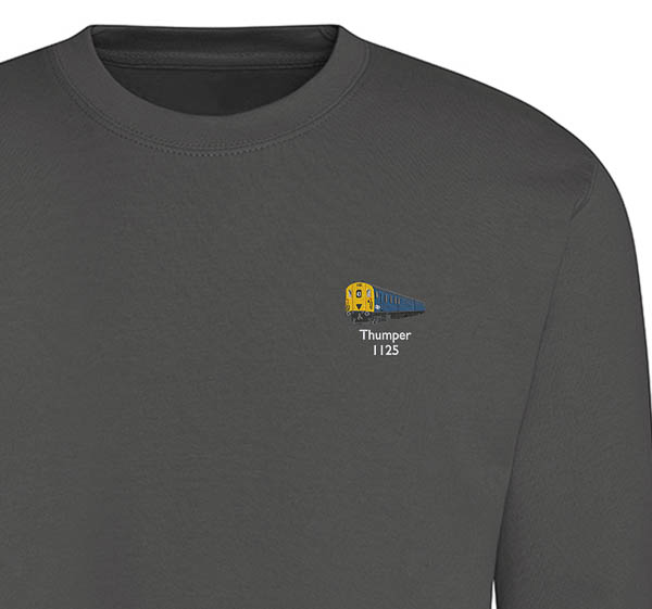 1125 Retro Steel Grey Sweatshirt 1125 Retro Steel Grey Sweatshirt