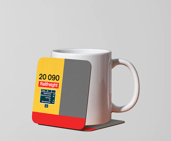 20090 RS RF Grey Mug Coaster 20090 RS RF Grey Mug Coaster
