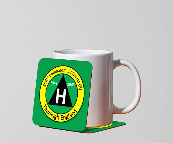 3215 - 306 Bomb Group Mug Coaster 3215 - 306 Bomb Group Mug Coaster