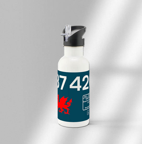 37426 large loco White Water bottles with straw 37426 large loco White Water bottles with straw