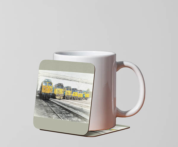 50 Lineup DA Mug Coaster 50 Lineup DA Mug Coaster