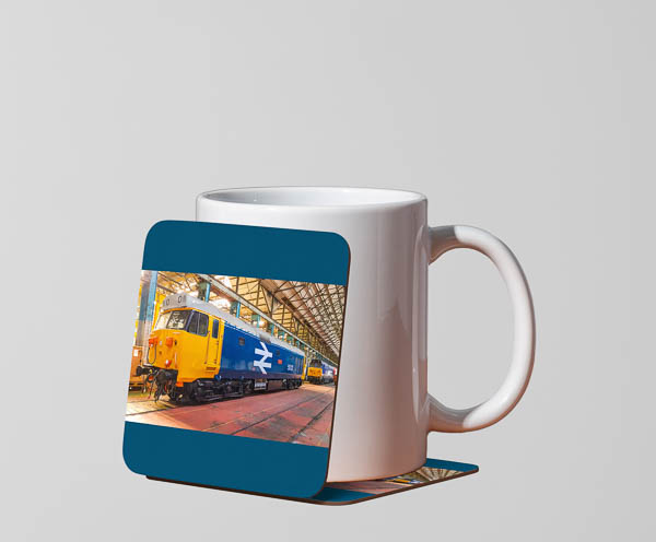 50021 and 50026 Inside Eastleigh Mug Coaster 50021 and 50026 Inside Eastleigh Mug Coaster