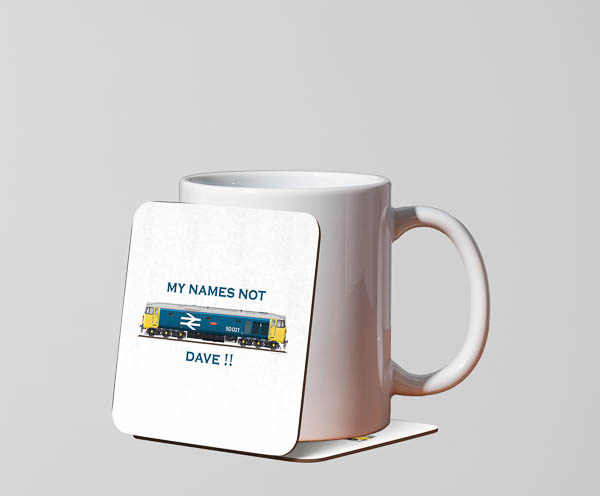 50021 Not Dave Mug Coaster