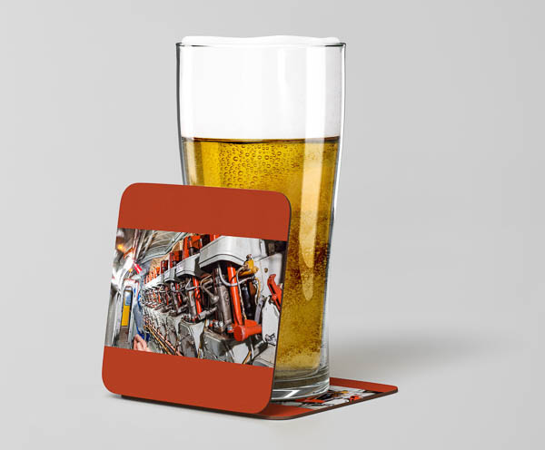 50021 Power Unit Beer Coaster