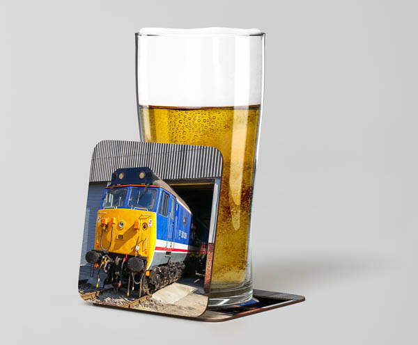 50026 Leaving shed Beer Coaster 50026 Leaving shed Beer Coaster
