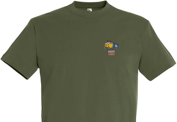 50027 Retro Army Green T-Shirt 50027 Retro Army Green T-Shirt