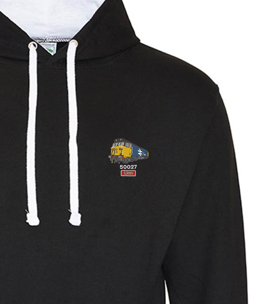 50027 Retro Black and White hoodie 50027 Retro Black and White hoodie