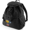 50027 Retro Black Rucksack 50027 Retro Black Rucksack