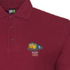 50027 Retro Burgundy Polo 50027 Retro Burgundy Polo