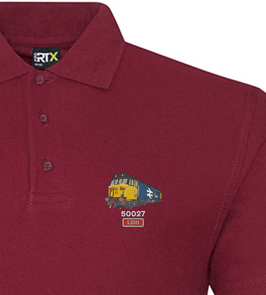 50027 Retro Burgundy Polo 50027 Retro Burgundy Polo