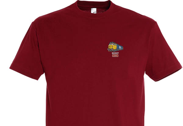 50027 Retro Chilli Red T-Shirt 50027 Retro Chilli Red T-Shirt