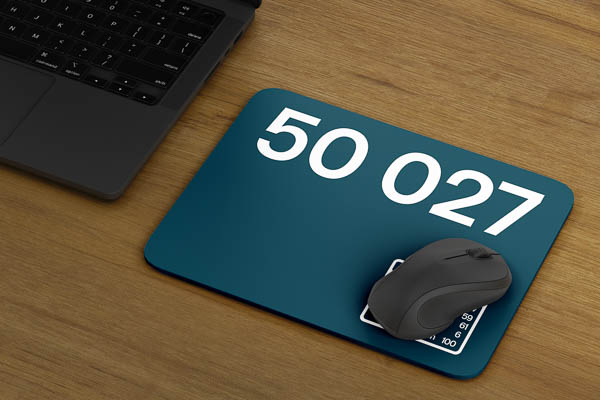 50027 Retro mouse mat