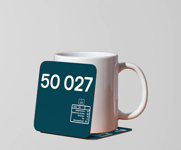 50027 Retro Mug Coaster